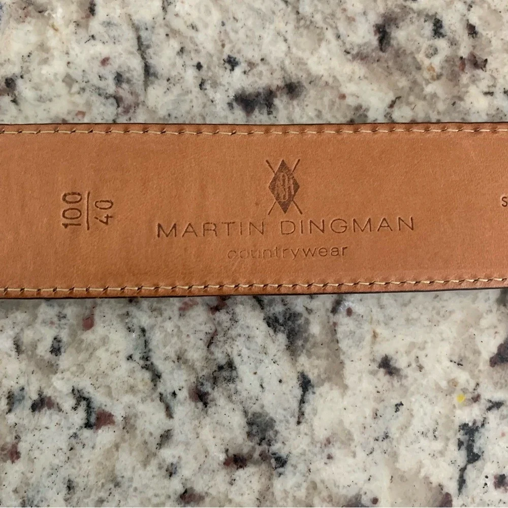Martin Dingman Countrywear Men's Calf Leather‎ Belt Made in America Size 40